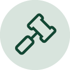 Icon of a gavel