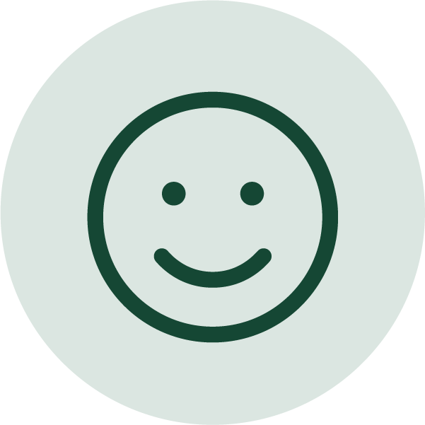 Icon of a smiling face