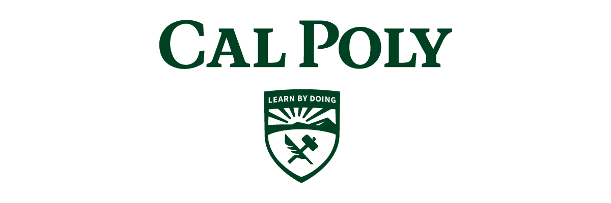 Cal Poly above the shield does not look like Cal Poly and is unbalanced