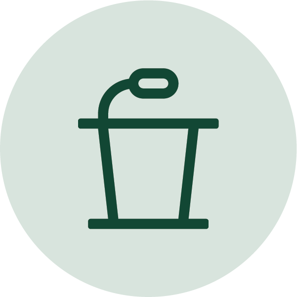 icon illustrating communications