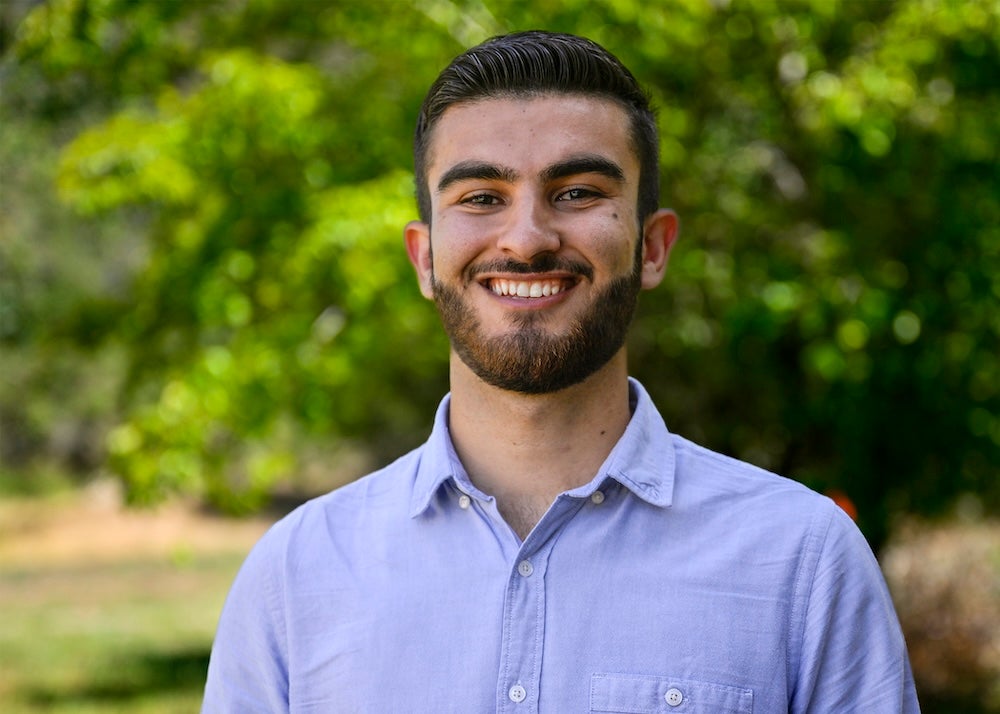 Construction management major Misael Gonzalez Ramirez is a resident of Rohnert Park California