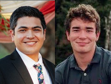 side-by-side portraits of Cortland Rodriguez and Sean Hillman