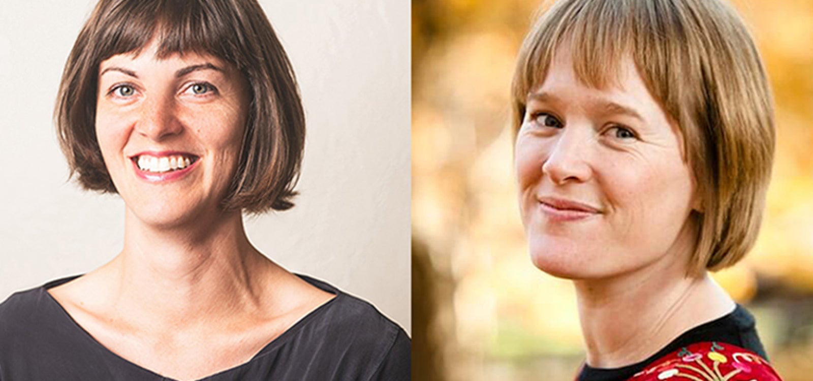 Electronic music performers Anne Hege and Julie Herndon