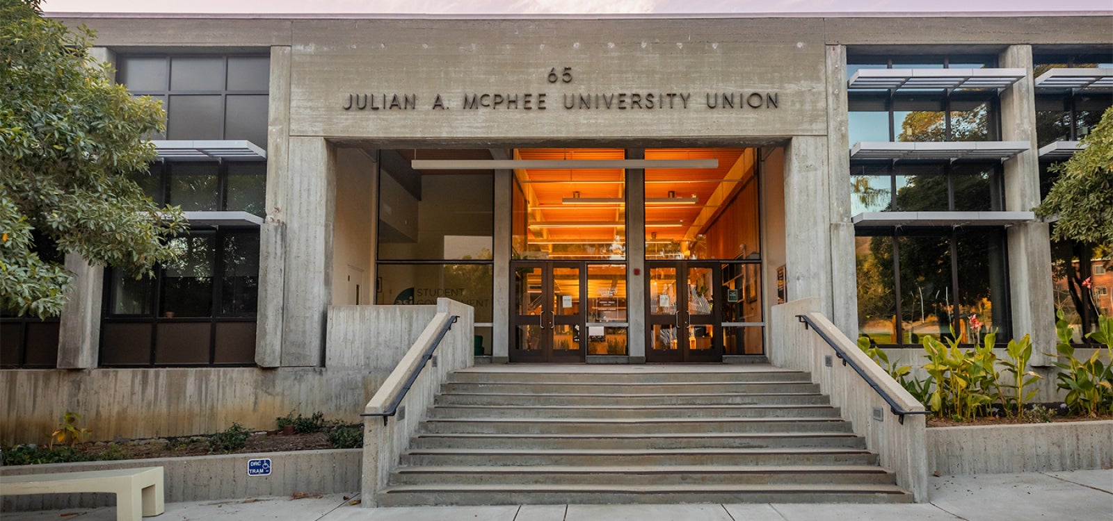 The entrance to the University Union