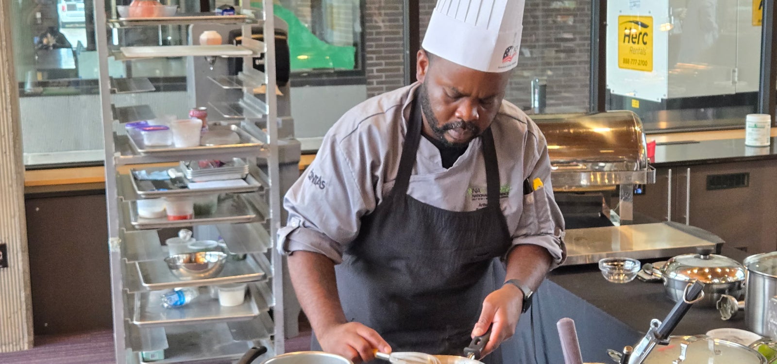 Chef Arthur Dulin of Cal Poly Campus Dining earned first place in the National Association of College & University Food Services 2026 Pacific Culinary Challenge