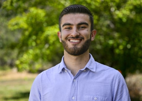 Construction management major Misael Gonzalez Ramirez is a resident of Rohnert Park California