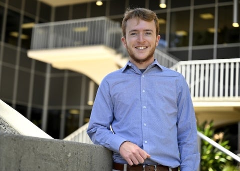 Public policy graduate student Tyler Coari is a resident of Carlsbad California