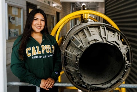 Denis Gonzalez-Reyes is a third-year aerospace major from Dinuba California