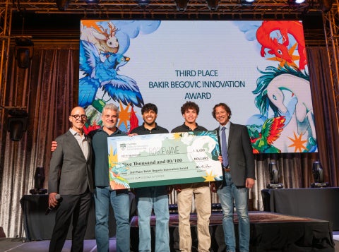 Creators of Roguewave take home the Bakir Begovic Innovation Award from the award sponsor