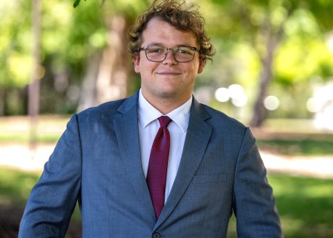 Nico Julia, graduate of the College of Liberal Arts