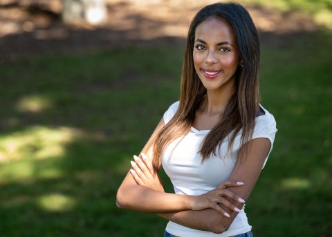 Rebeka Moges, graduate of the Bailey College of Science and Mathematics