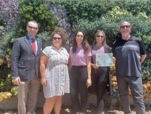 Five members of the SOE office