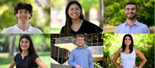 Six members of the Cal Poly Class of 2025 represent the six colleges of the university