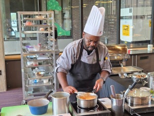 Chef Arthur Dulin of Cal Poly Campus Dining earned first place in the National Association of College & University Food Services 2026 Pacific Culinary Challenge