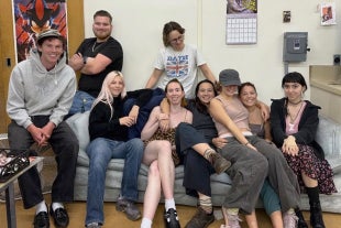 Big Artist Corp. is a collective of nine graduating Cal Poly art students who organized a 10-day public art exhibit of their original works