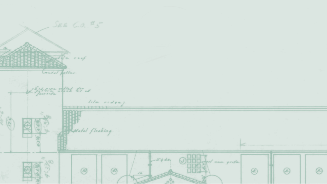 Example of the architectural drawing graphic.