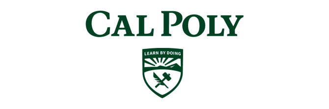 Cal Poly above the shield does not look like Cal Poly and is unbalanced