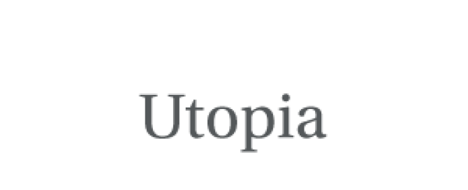 Utopia typeface example