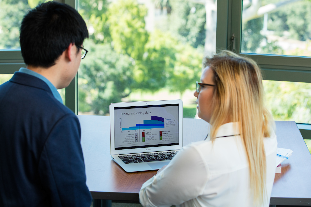 Cal Poly Students slicing and dicing data