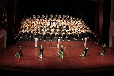 Cal Poly band on stage