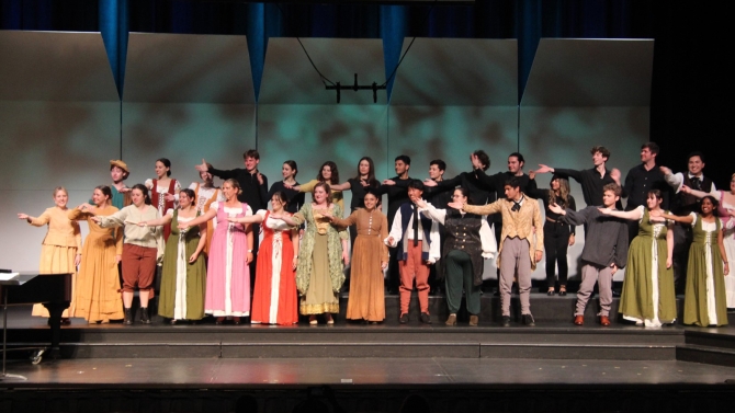 Cal Poly Student Opera Theatre in the Spanos Theatre on campus